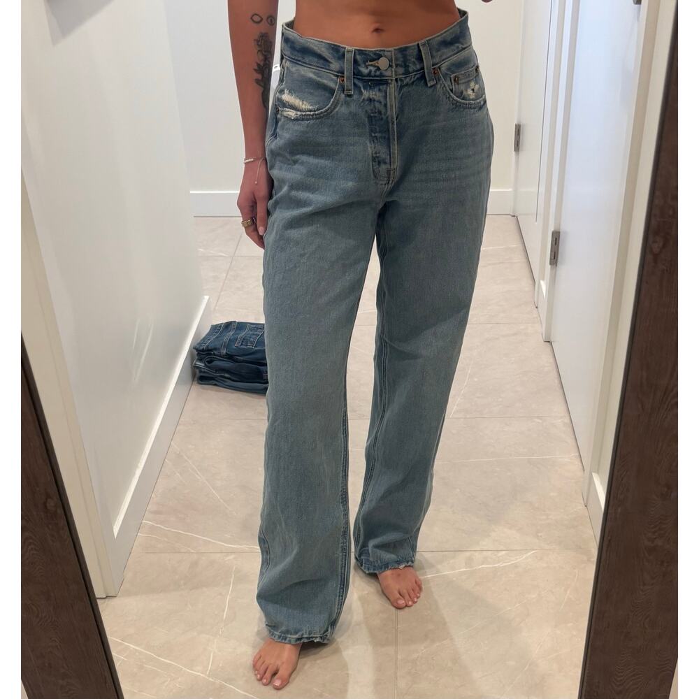 Vintage low rise straight leg denim size 4